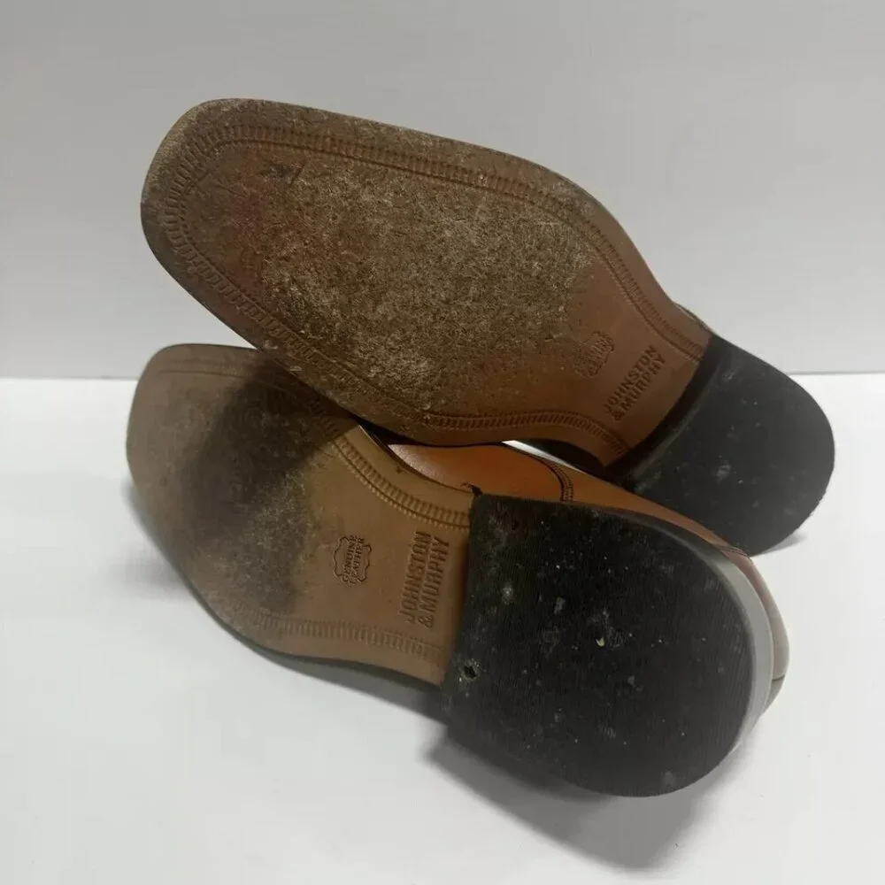 Johnston Murphy Mens Melton Cap Toe Oxford Size 11 M